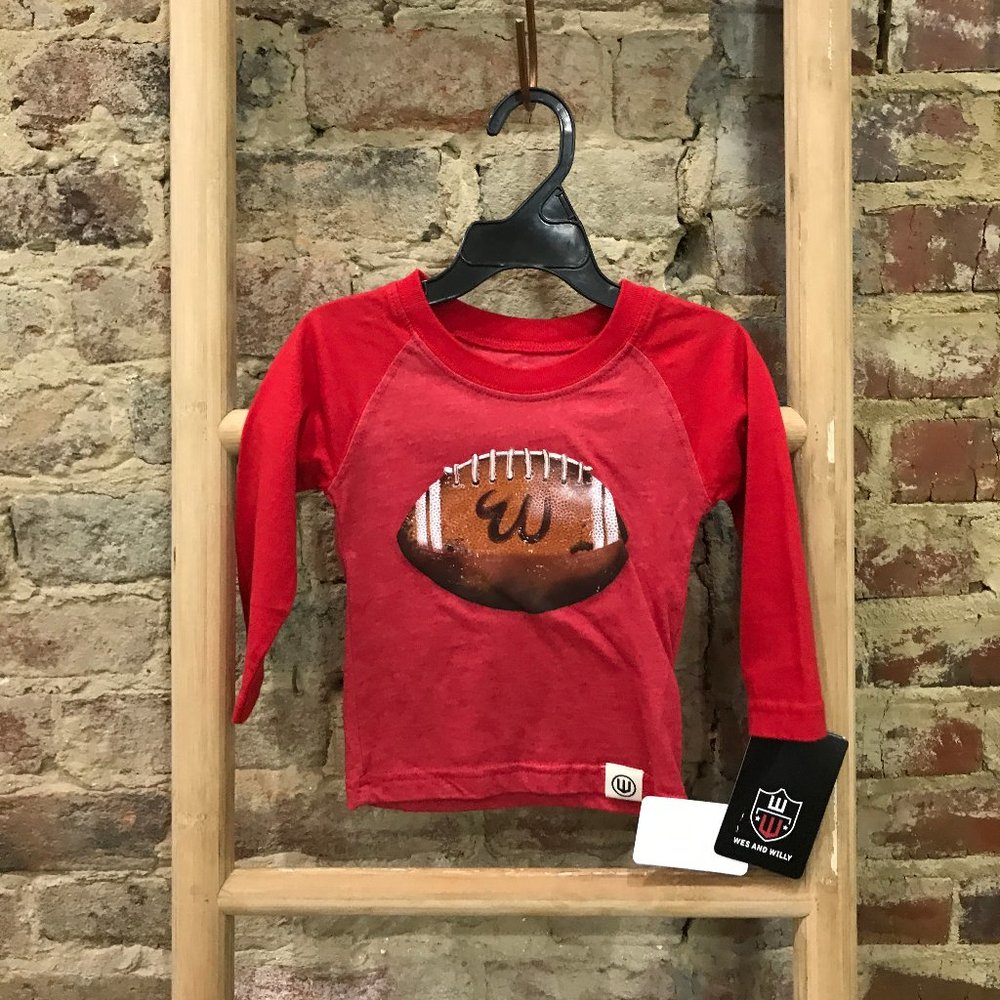 Wes and Willy Football Tee